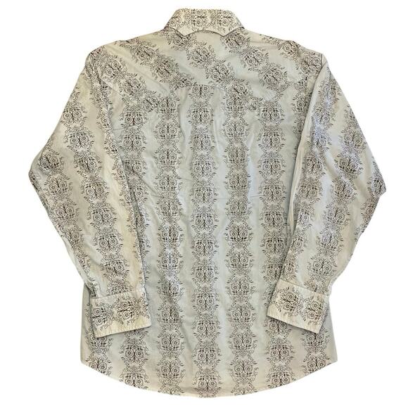 Panhandle Slim Brooks & Dunn Collection Shirt Mens M Western Pearl Snap Blue - Picture 3 of 16